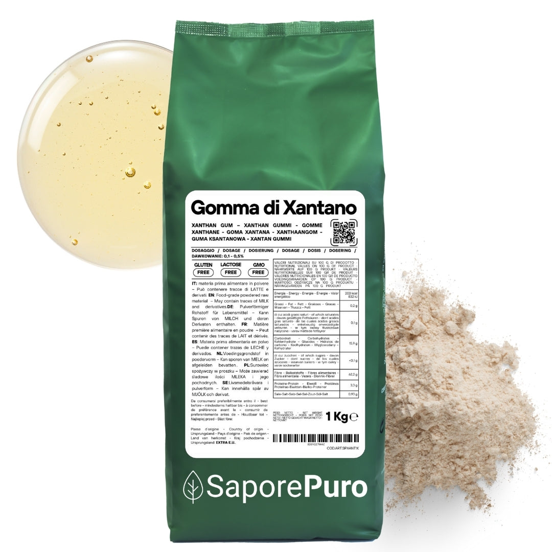 Gomma di Xantano - E415 - Confezionato in Italia - SaporePuro